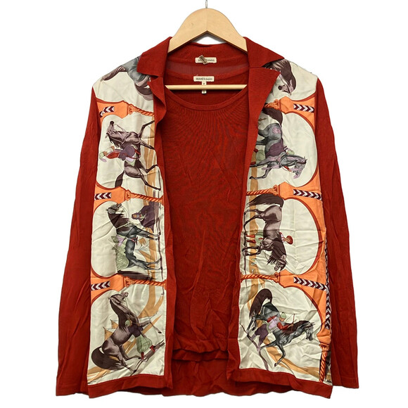 Hermes Handbags - Hermes Red Cream Multi Women's Tops #308106H68B
